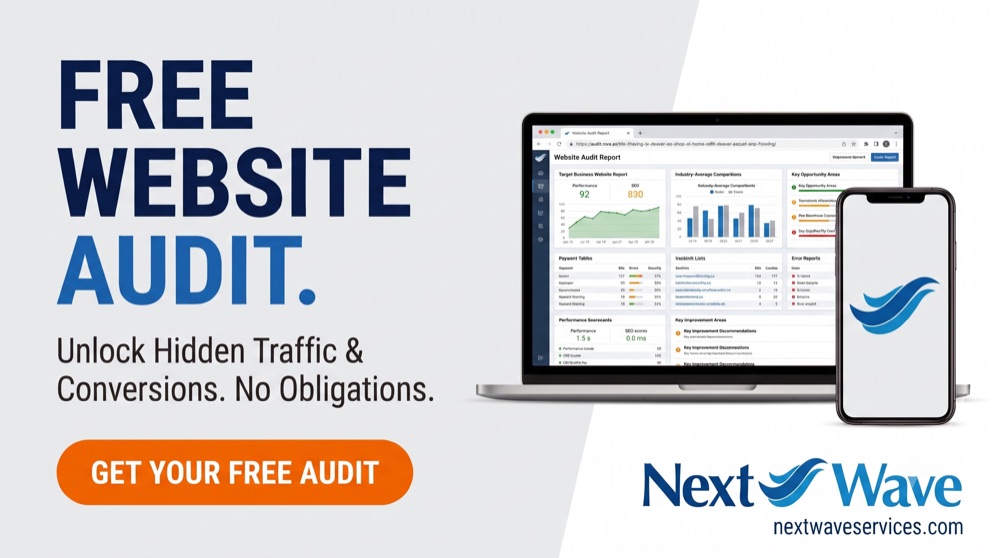 Get a free website audit from Next Wave Services