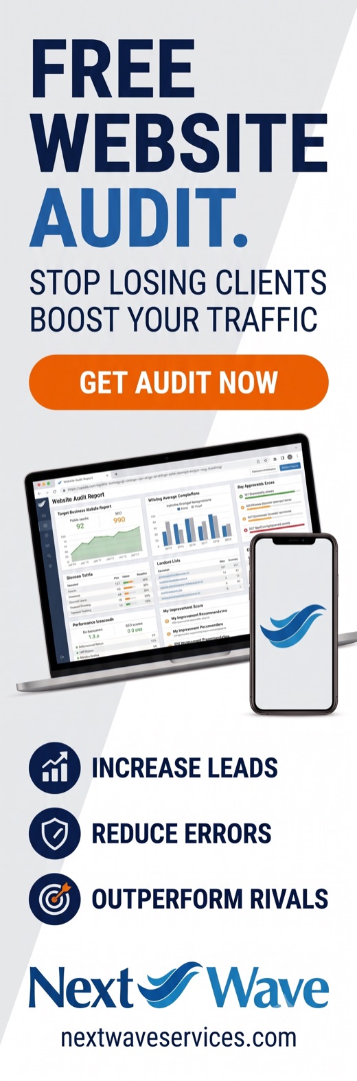 Get a free website audit from Next Wave Services
